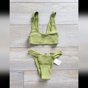 NWT Bond-Eye Green Bikini Set